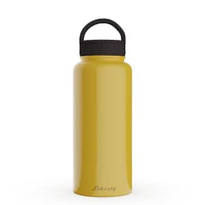 32 oz. Dijon Insulated Stainless Steel Water Bottle with D-Ring Lid