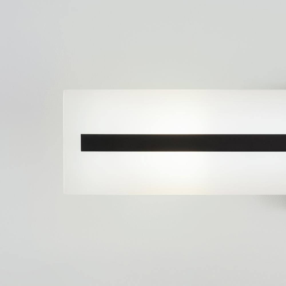 Midnight Black Satin Etched Glass 3-Light Vanity Fixture