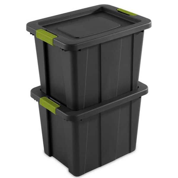 Sterilite Tuff1 18 Gallon Plastic Storage Tote Container Bin with