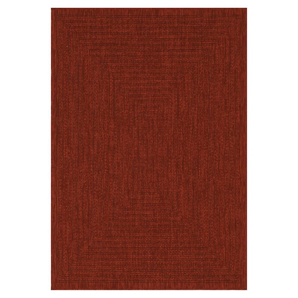 Viola Red 10 ft. x 13 ft. Indoor/Outdoor Area Rug