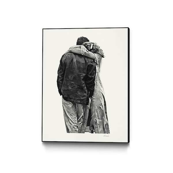 Unbranded 18 in. x 24 in. "Peter & Rebecca" by Gill Alexander Framed Wall Art