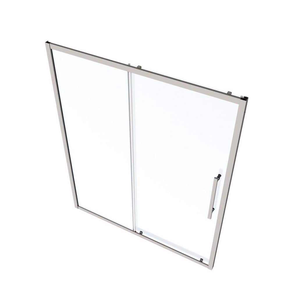 56 in.-60 in. W x 72 in. H Sliding Shower Door in Polished Chrome with Tempered Glass and Easy Clean Coating price history on PriceWatchPro