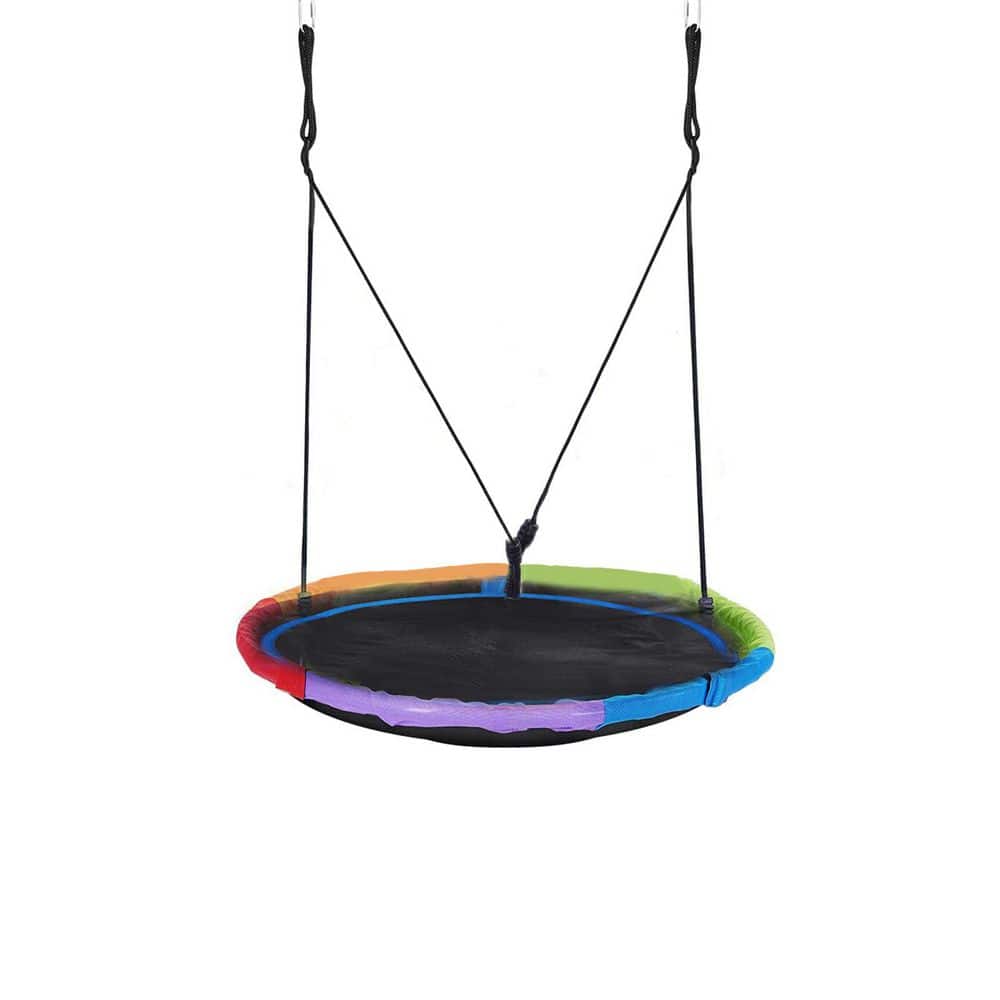 45 inch Saucer Swing 1 Pack with A-Frame Steel for Multiple Kids