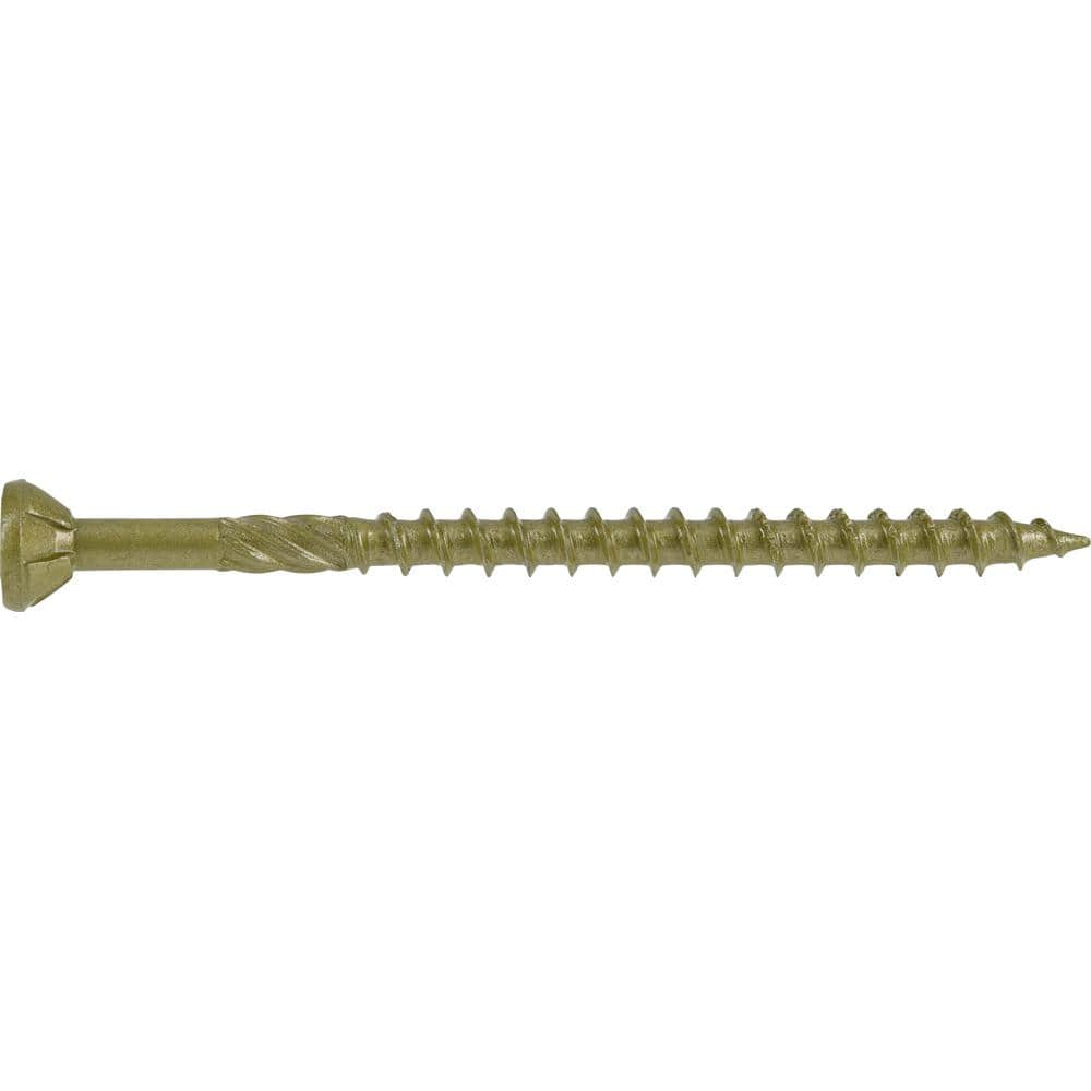 #10 x 3 in. Star Flat-Head Exterior Wood Screw (5 lbs.-Pack)