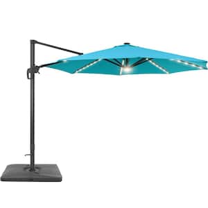 bar height patio table with umbrella hole tempered glass Outdoor Dining Patio Tempered Glass Table Bistro Round Deck Garden Home Furniture Table, Dark Chocolate
