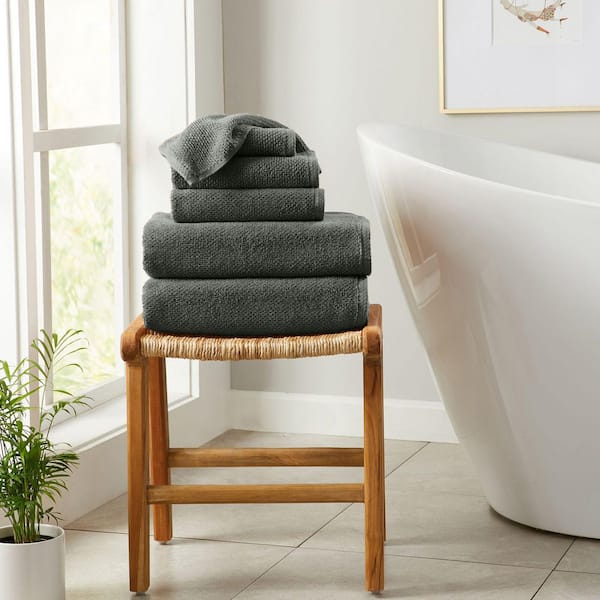 Midnight 6-Piece Cotton Quick-Dry Towel Set