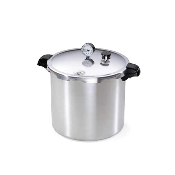 Adrinfly 23 qt. Silver Aluminum Gas Stovetop Pressure Cookers with Airtight