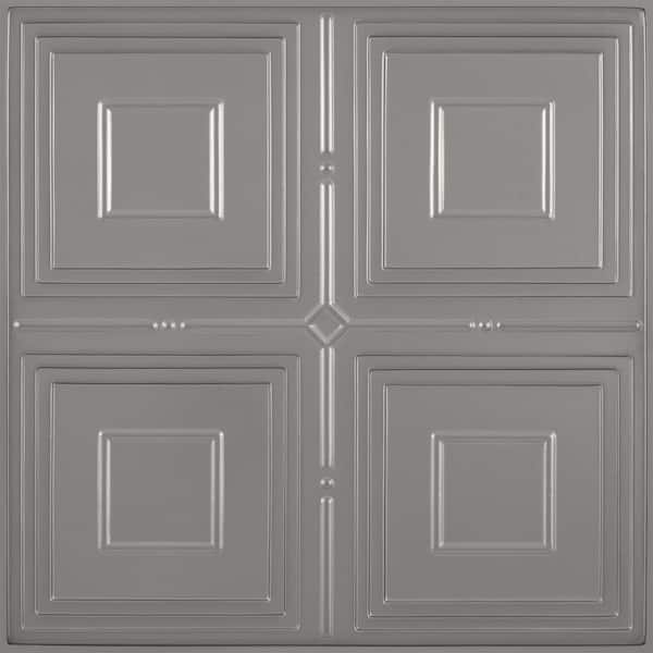 Jackson Faux Tin 2 ft. x 2 ft. Lay-in or Glue-up Ceiling Panel (Case of 6)