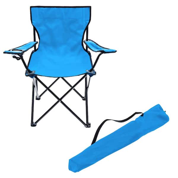 Portable Folding Camping Outdoor Beach Chair (Sky Blue)