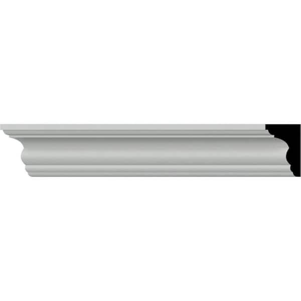 1-3/8 in. x 1-3/4 in. x 94-1/2 in. Primed Polyurethane Queenstown Chair Rail Moulding