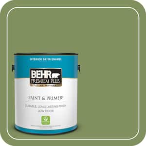 BEHR PREMIUM PLUS 1 gal. #PPU10-03 Green Energy Flat Low Odor