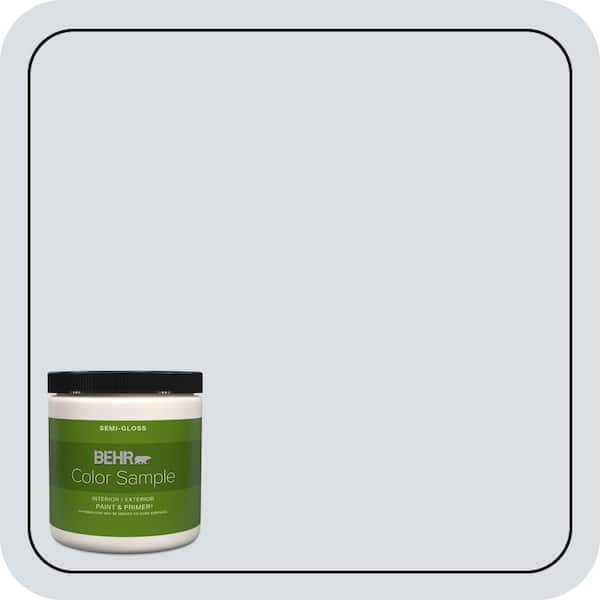 BEHR PREMIUM PLUS 8 oz. #MQ3-26 Mainsail Semi-Gloss Interior/Exterior Paint & Primer Color Sample