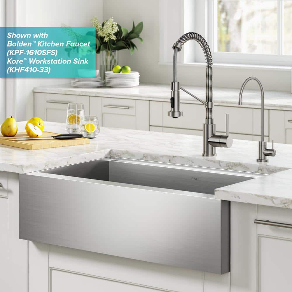 Purita Spot Free Stainless Steel Kitchen Water Filter Faucet