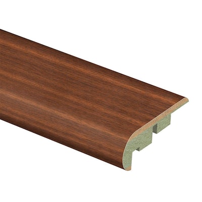 Brazil Cherry Stair Nose Laminate Trim Flooring The Home Depot Brazil Cherry Stair Nose Laminate