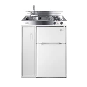 60 in. Compact Kitchen in White