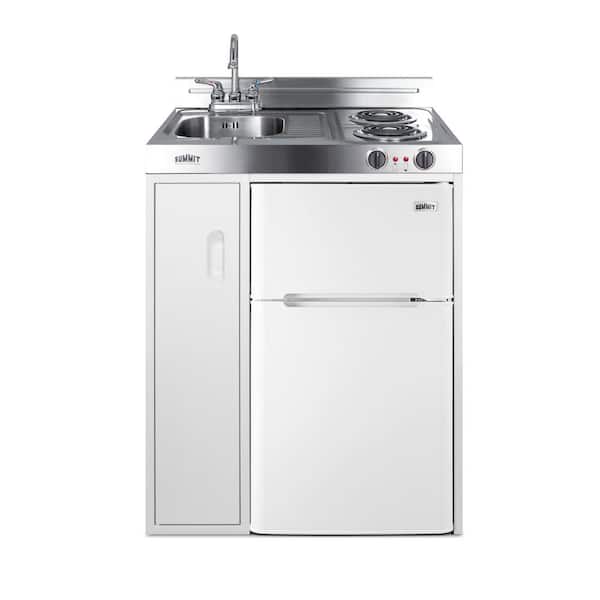 Summit Appliance 30 in. Compact Kitchen in White C30ELW - The Home
