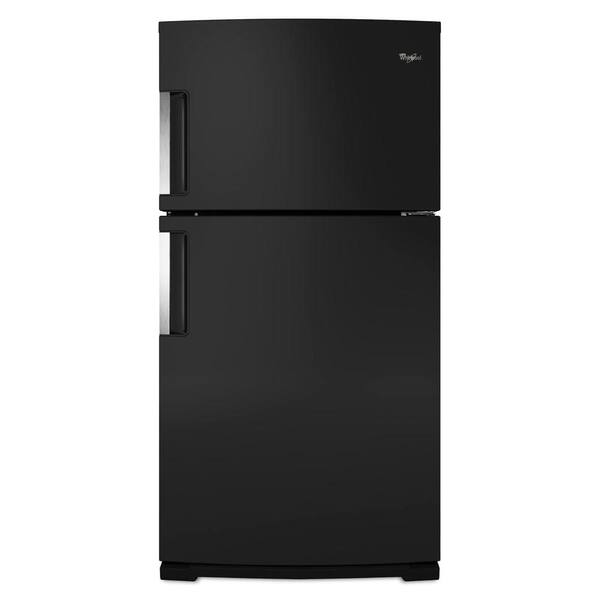 Whirlpool Gold 21.1 cu. ft. Top Freezer Refrigerator in Black