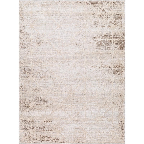 Livabliss Andorra Plus Taupe 2 ft. x 3 ft. Cottage Indoor Area Rug