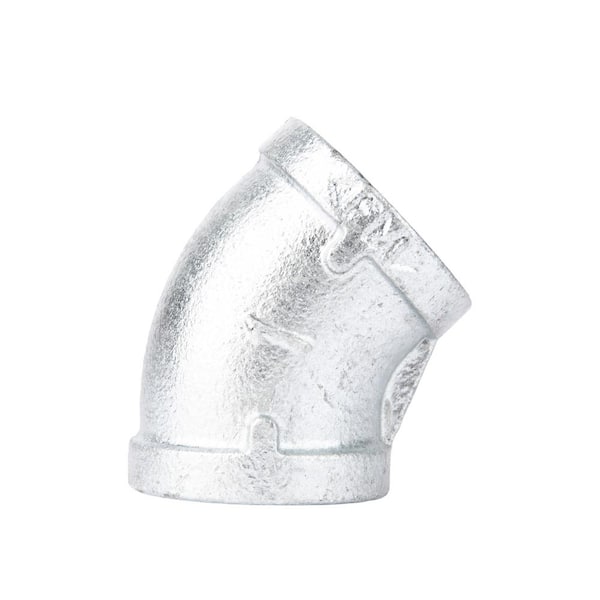 STZ 1 in. Galvanized Iron 45° Elbow