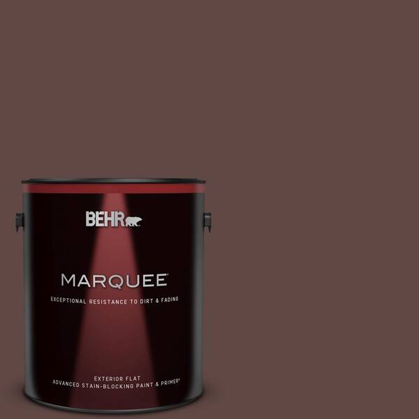 BEHR MARQUEE 1 gal. 710B7 Rich Mahogany Flat Exterior