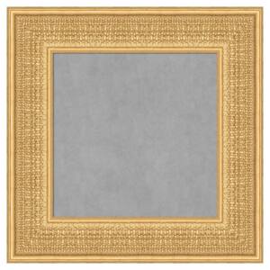 Trellis Gold 18 in. x 18 in Framed Magnetic Board