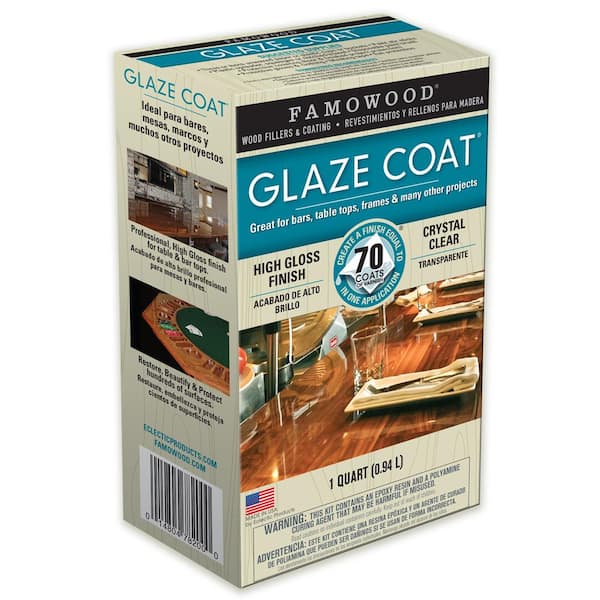 Qt Glaze Coat Clear Epoxy Kit, Stone Coat Countertop Epoxy Home Depot