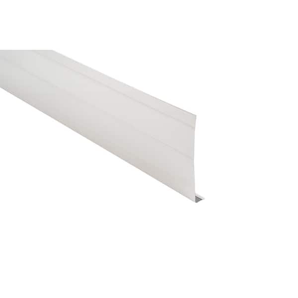 Gibraltar Building Products 6 in. x 12 ft. Aluminum Fascia Trim with Smooth Finish in Birch White