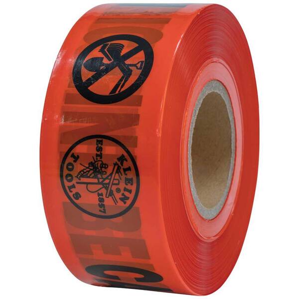 500' x 3" ROLL RED DANGER LIVE WIRE TRENCH CAUTION TAPE CT3RE160 1 NEW 