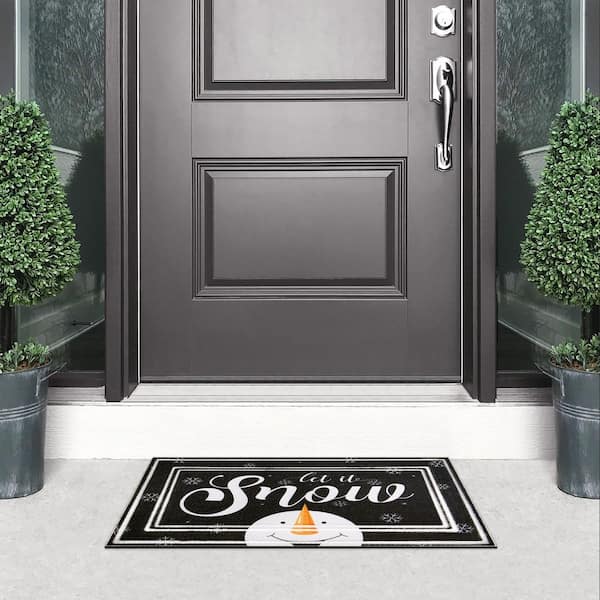 Let It Snow 18 in. x 30 in. Doormat