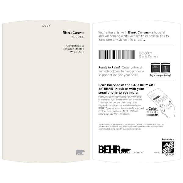 1 gal. Designer Collection #DC-003 Blank Canvas Satin Enamel Exterior Stain-Blocking Paint & Primer