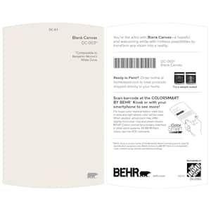 Designer Collection #DC-003-Blank Canvas comparable to BENJAMIN MOORE COMPANY'S White Dove