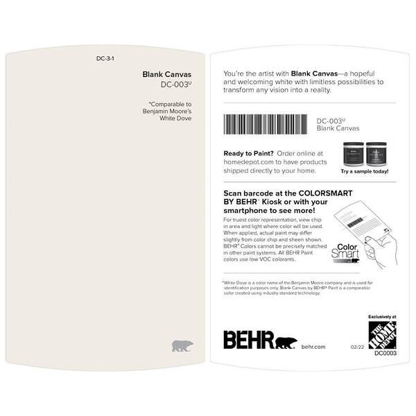 Behr's 203 Color of the Year Is Blank Canvas