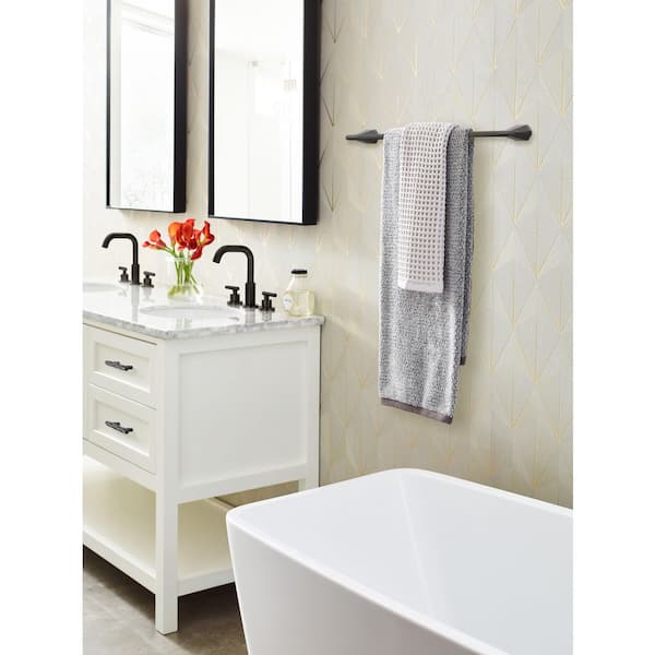 St. Vincent 24 in. (610 mm) L Towel Bar in Matte Black