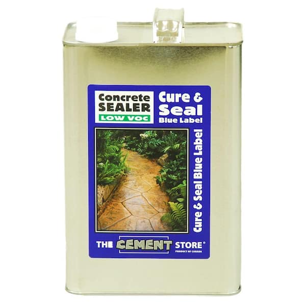 The Cement Store 1 gal. Porous Concrete and Masonry Solvent-Based Water Repellent Penetrating Acrylic Concrete Sealer