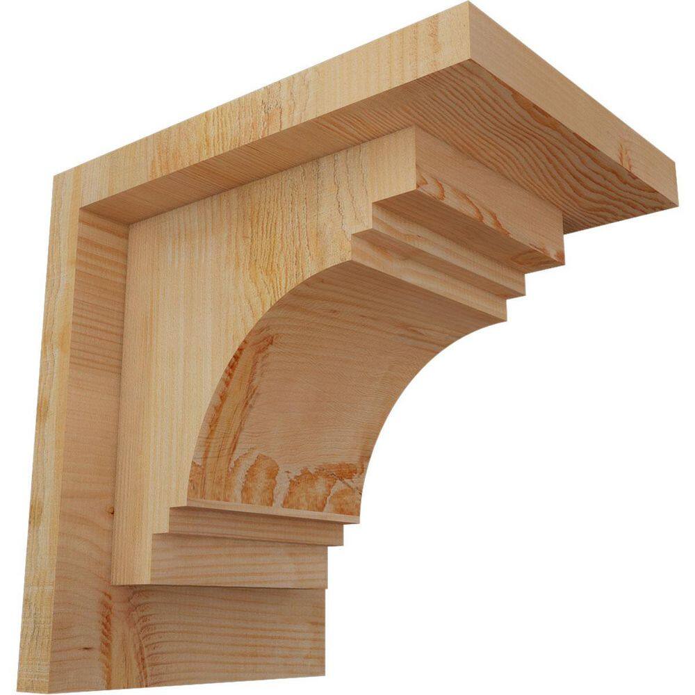 6 in. x 8 in. x 8 in. Douglas Fir Pescadero Rough Sawn Corbel with Backplate price history on PriceWatchPro