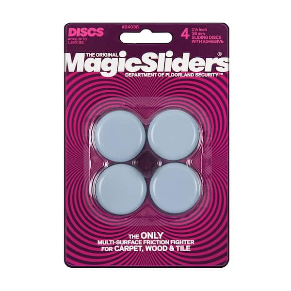 Magic Sliders 1-1/2 in. Round Sliding Discs (4-Pack)