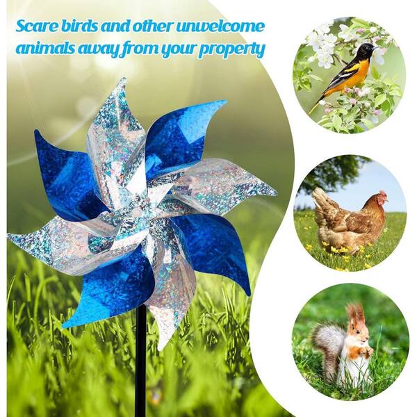 Pinwheels For Yard And Garden Reflective Small Wind Spinners