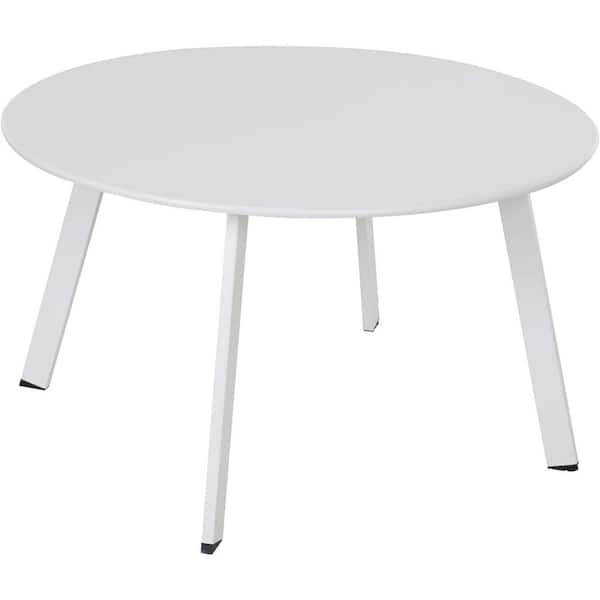 OLILAWN 27.6 L x 27.6 W Outdoor Table, round wide table with strong load-bearing capacity