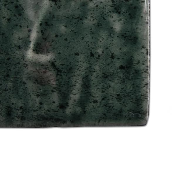 Merola Tile Menorca Black 4 in. x 4 in. Ceramic Wall Tile (6.6 sq