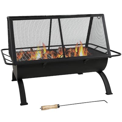 Outdoor FIRE Pit BBQ 100/% Stainless Steel Wood FIRE Pit Portable Safe FIRE Pit Backyard Fireplace