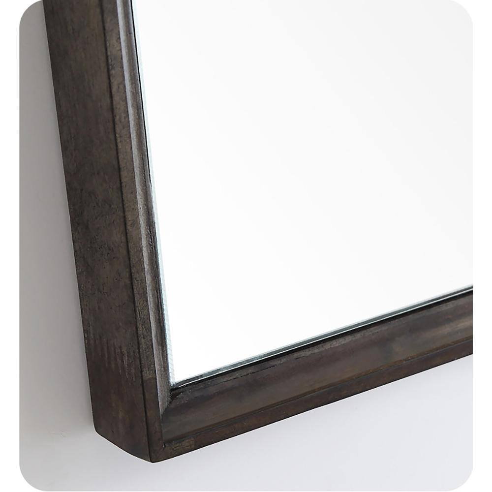 Formosa 32" Rectangular Wood Framed Bathroom Vanity Mirror