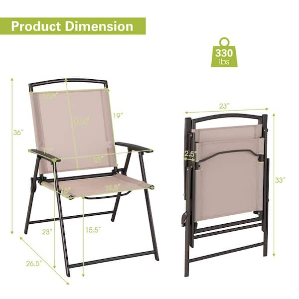 Gardenline sling 2024 folding chair