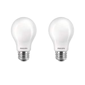60-Watt Equivalent A19 Energy Saving LED Light Bulb in Soft White with Warm Glow Dimming Effect (2700K) (2-Pack)