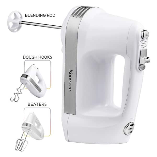 Hand Mixer Electric, Keenstone 5 Speed Kitchen Handheld Hand Mixers with 5  Stainless Steel Accessories Use for Cream and Cake - Morpilot