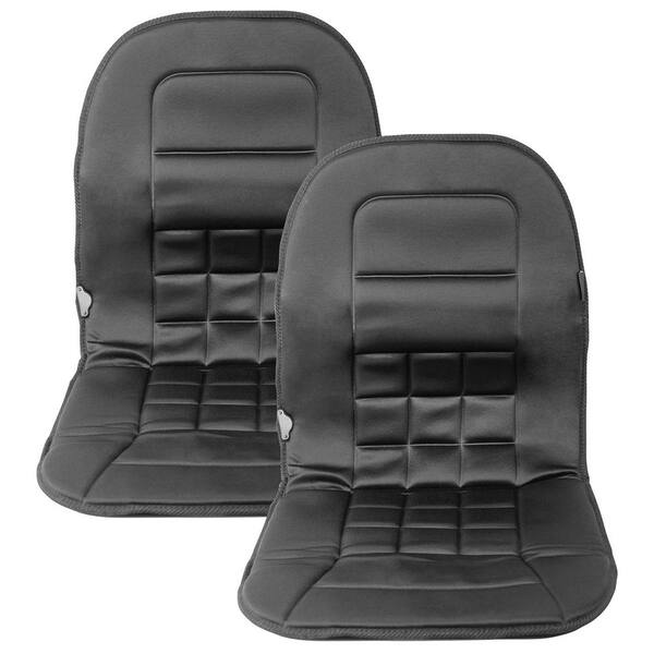 Wagan Tech 17.5 in. x 1 in. x 36 in. 12-Volt Heated Car Seat Cushion  (2-Pack) 843631135976 - The Home Depot