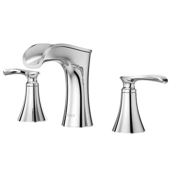 Pfister Jaida 8 in. Widespread 2-Handle Bathroom Faucet in Polished Chrome