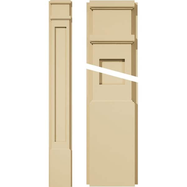 Ekena Millwork 2 in. D x 6 in. W x 48 in. L Primed Polyurethane Pilaster 1- Pack