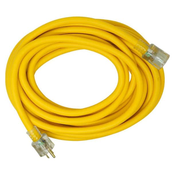 50 ft. 12/3 SEOOW Yellow Polar/Solar Standard Extension Cord