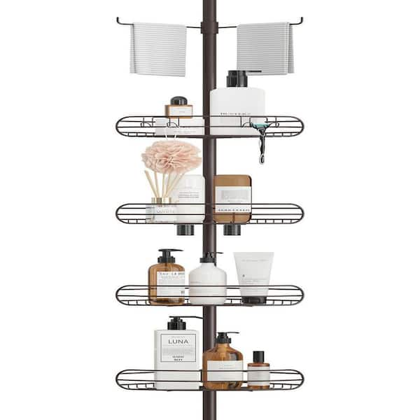 4-Tier Corner Shower Shelf