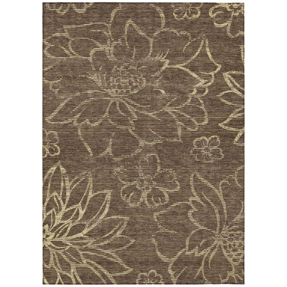 Chantille Machine Washable Indoor/Outdoor Abstract ACN2789 Chocolate 9 ft. x 12 ft. Area Rug price history on PriceWatchPro